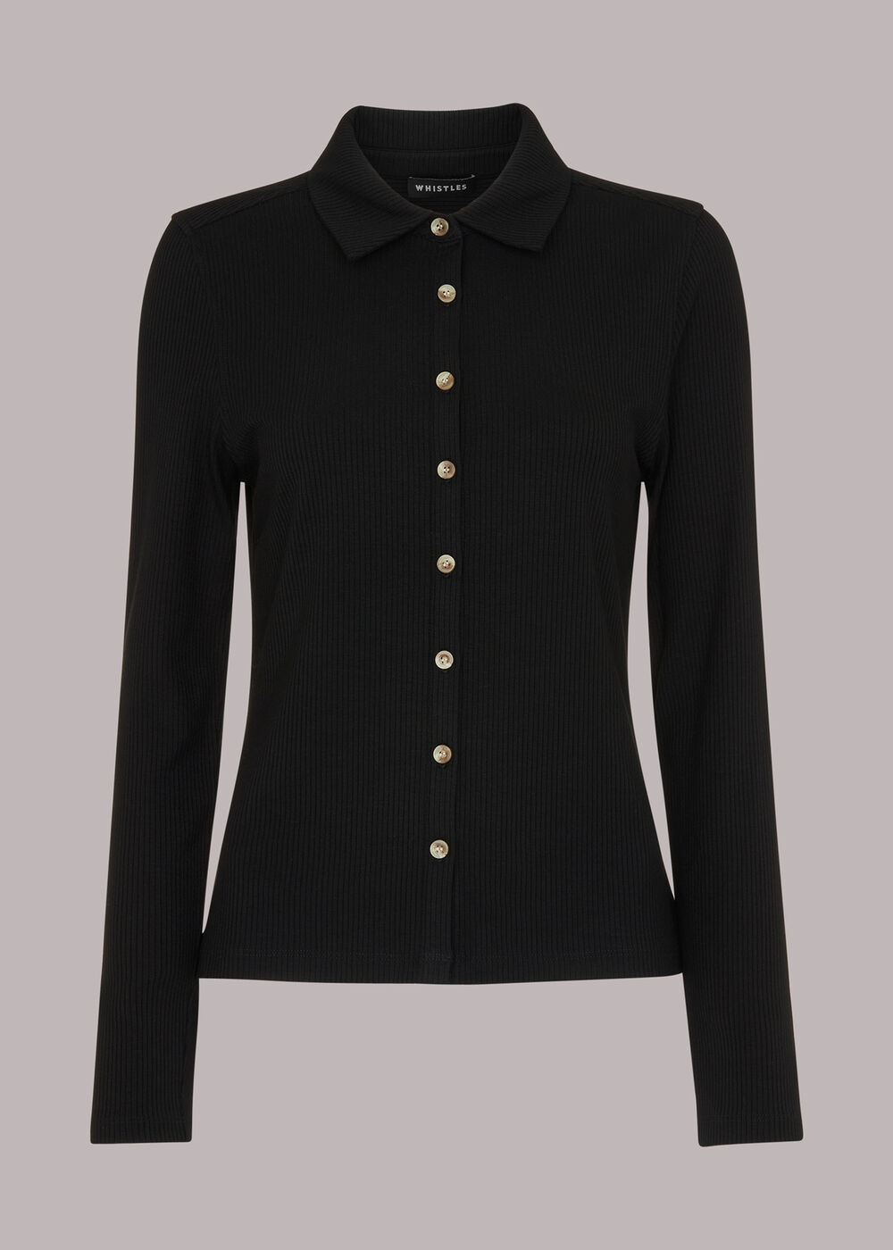 Ribbed Fitted Shirt