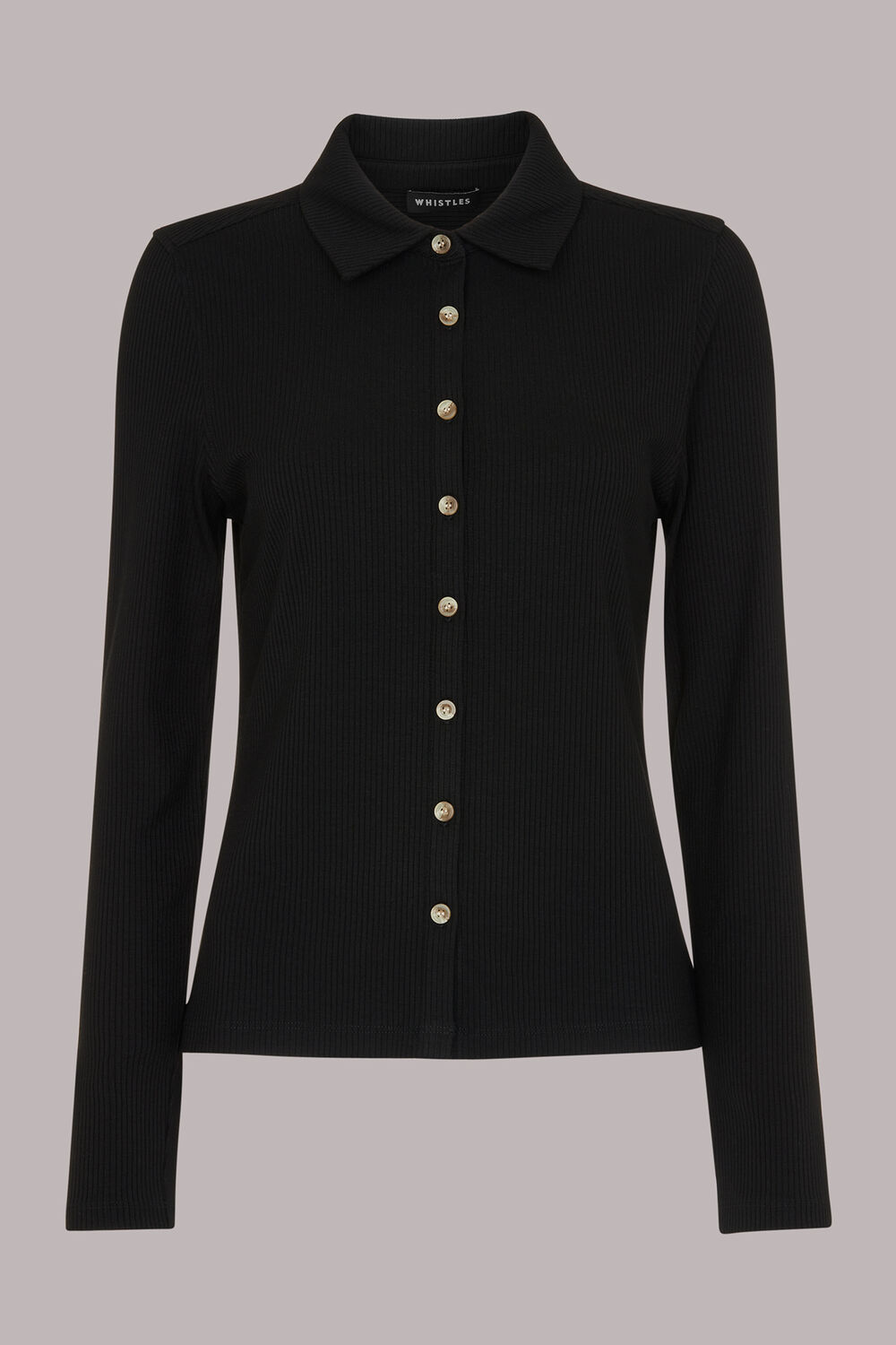 Ribbed Fitted Shirt