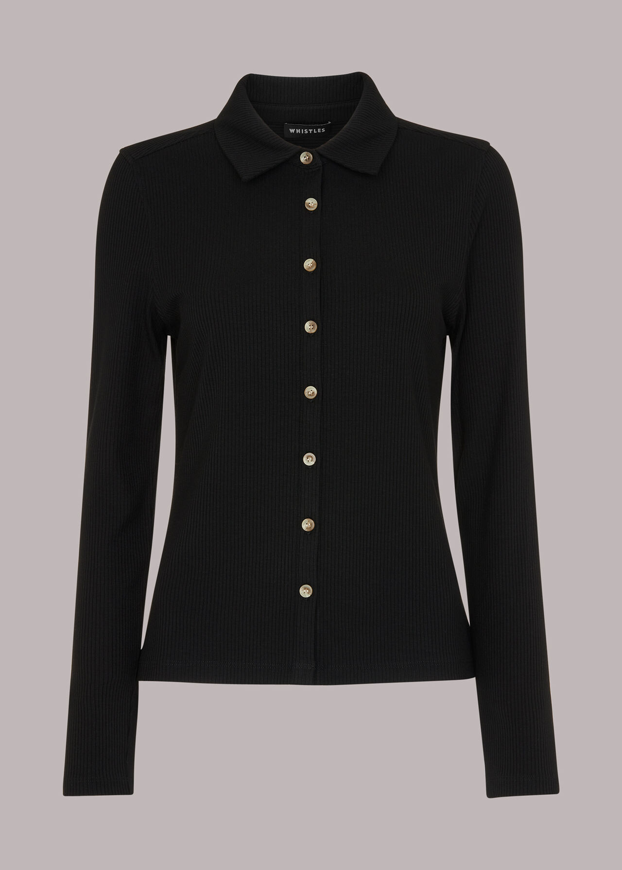 Ribbed Fitted Shirt