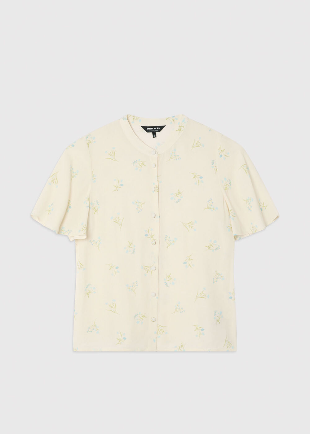 Floral Button Front Shirt
