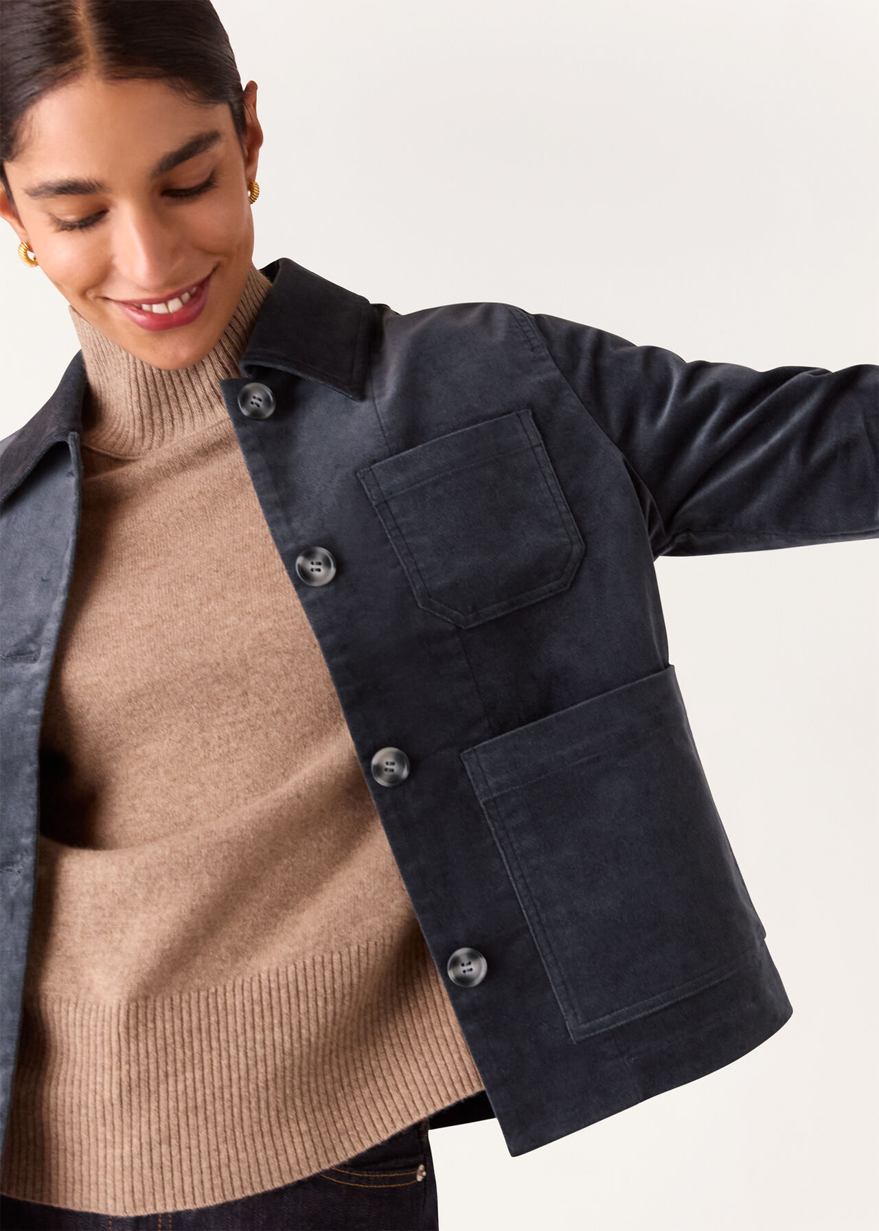 Nat Brushed Cotton Jacket