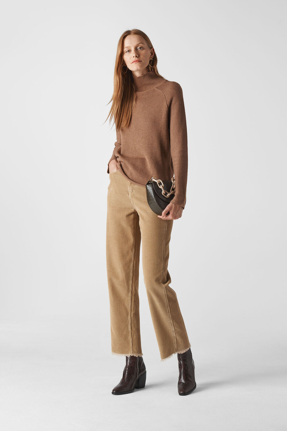 Phillipa Roll Neck Knit Camel