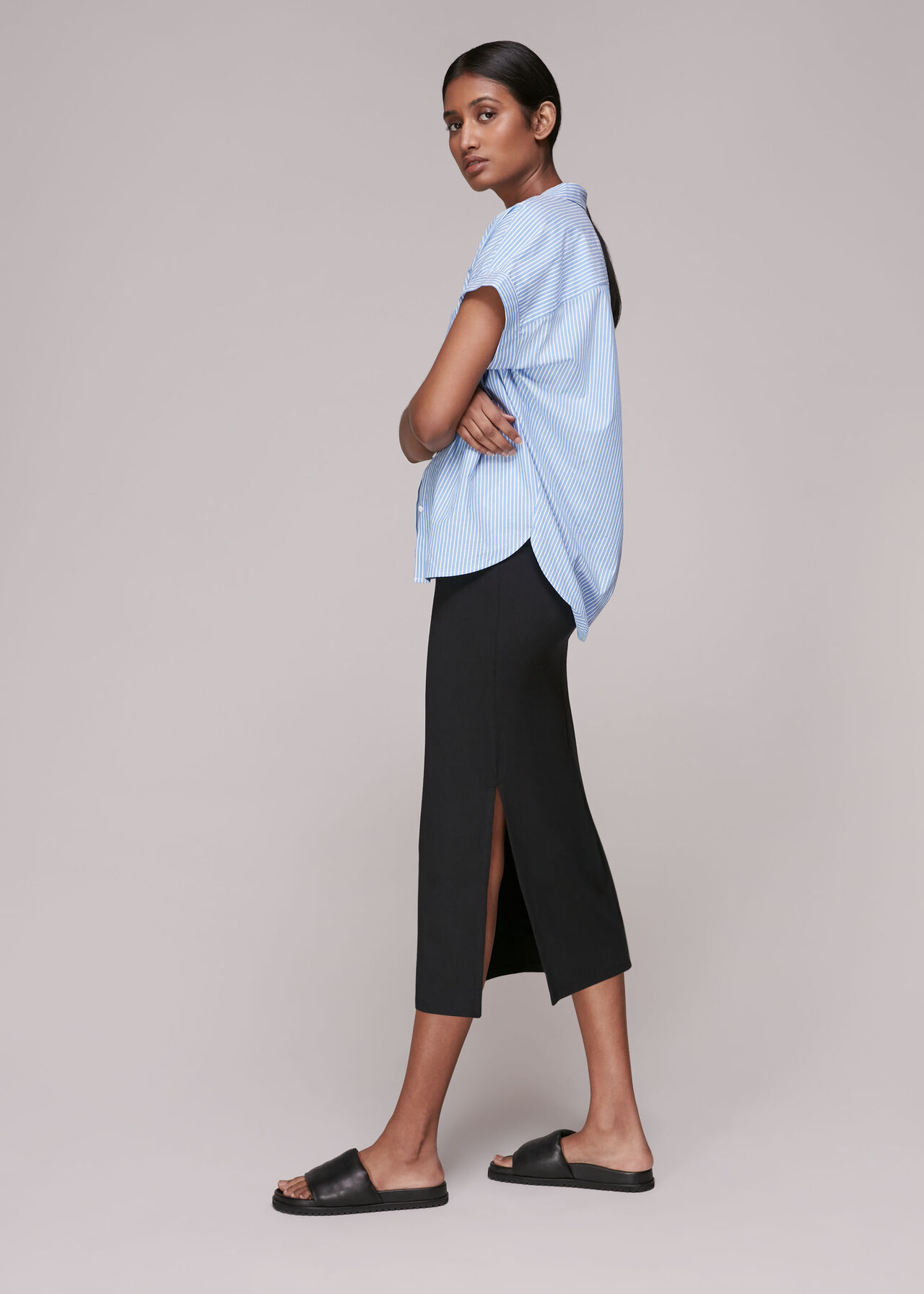 Jersey Column Skirt | WHISTLES