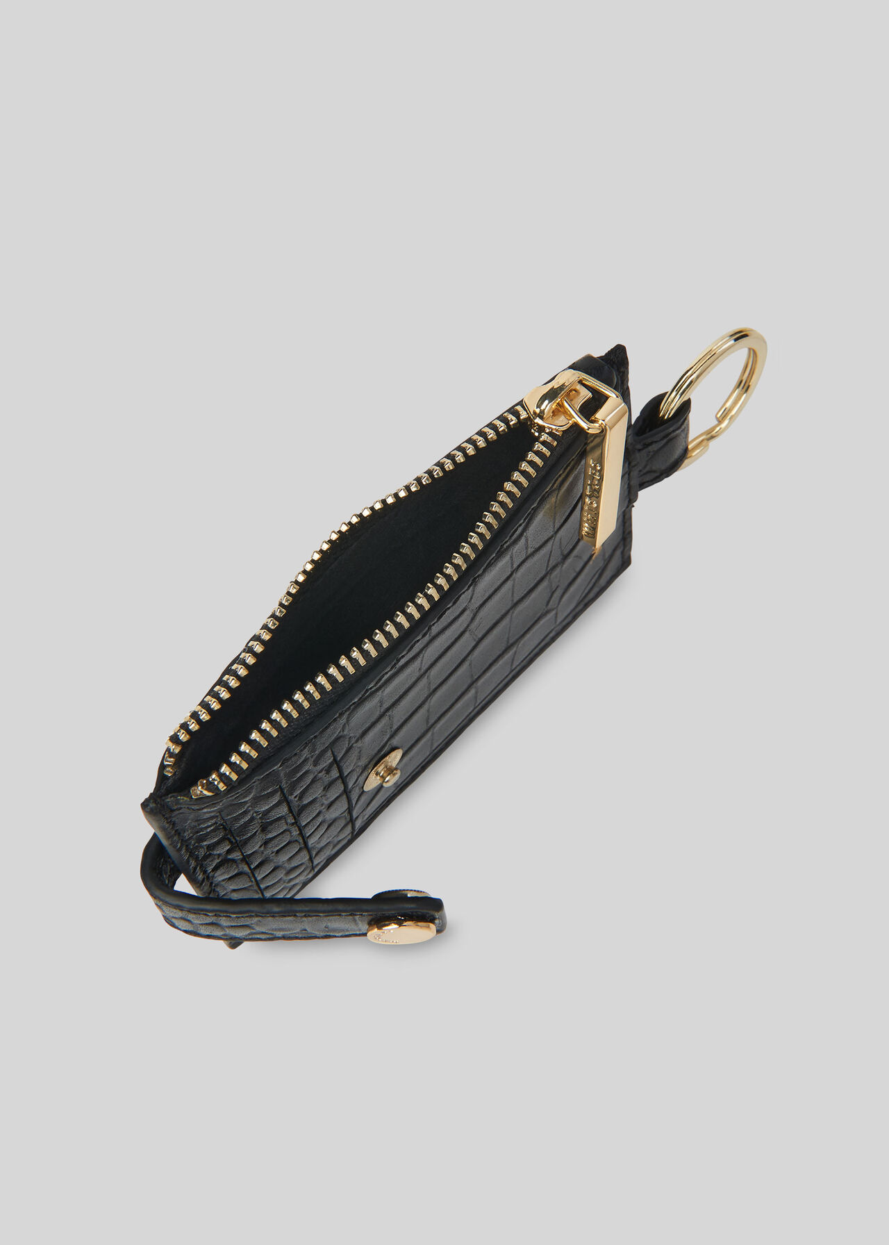 Keyring Coin Purse Black