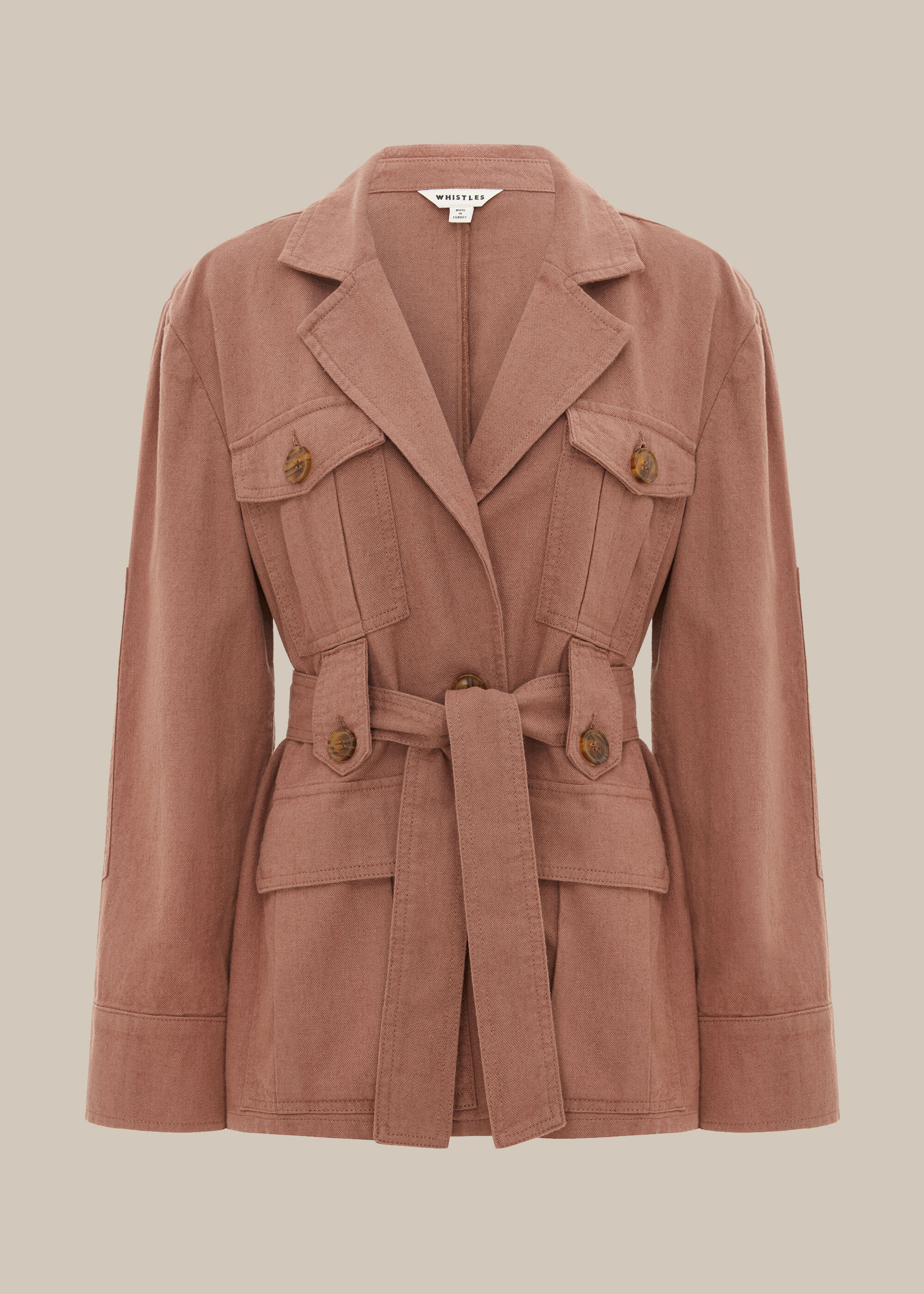 Belted workwear jacket store