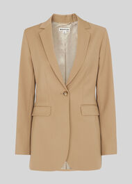 Sonia Single Breasted Jacket Camel