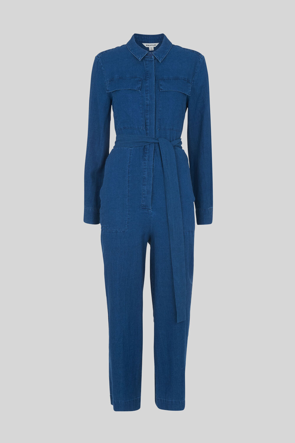 Pia Utility Denim Jumpsuit Denim