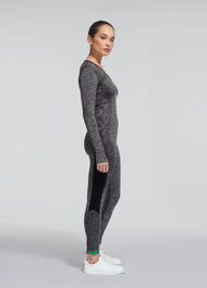 Long Sleeve Sports Top Grey