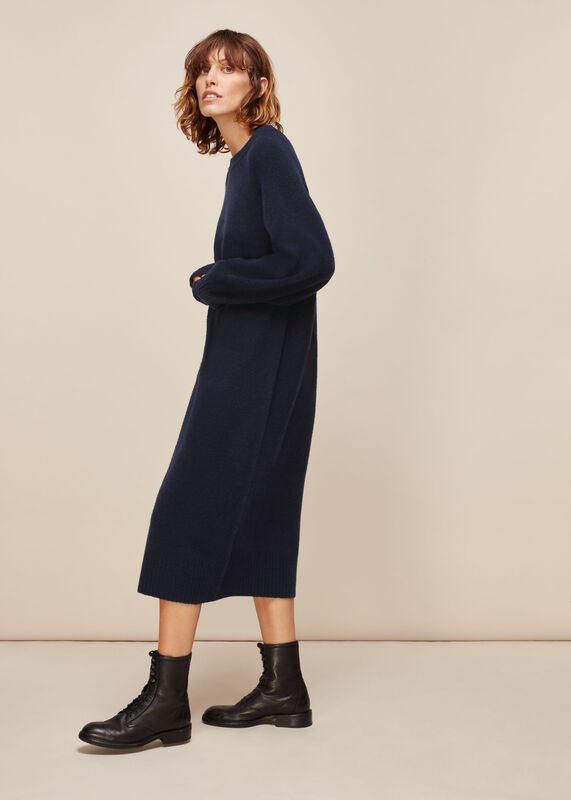 Midi Length Knit Dress