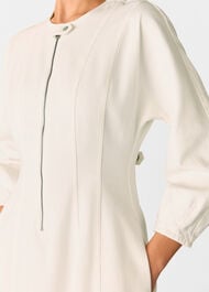Denim Zip Detail Dress
