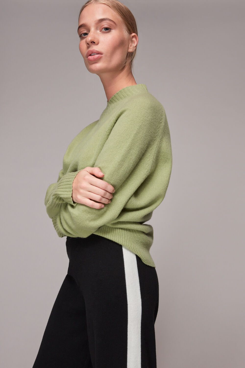 Knitted Side Stripe Trouser