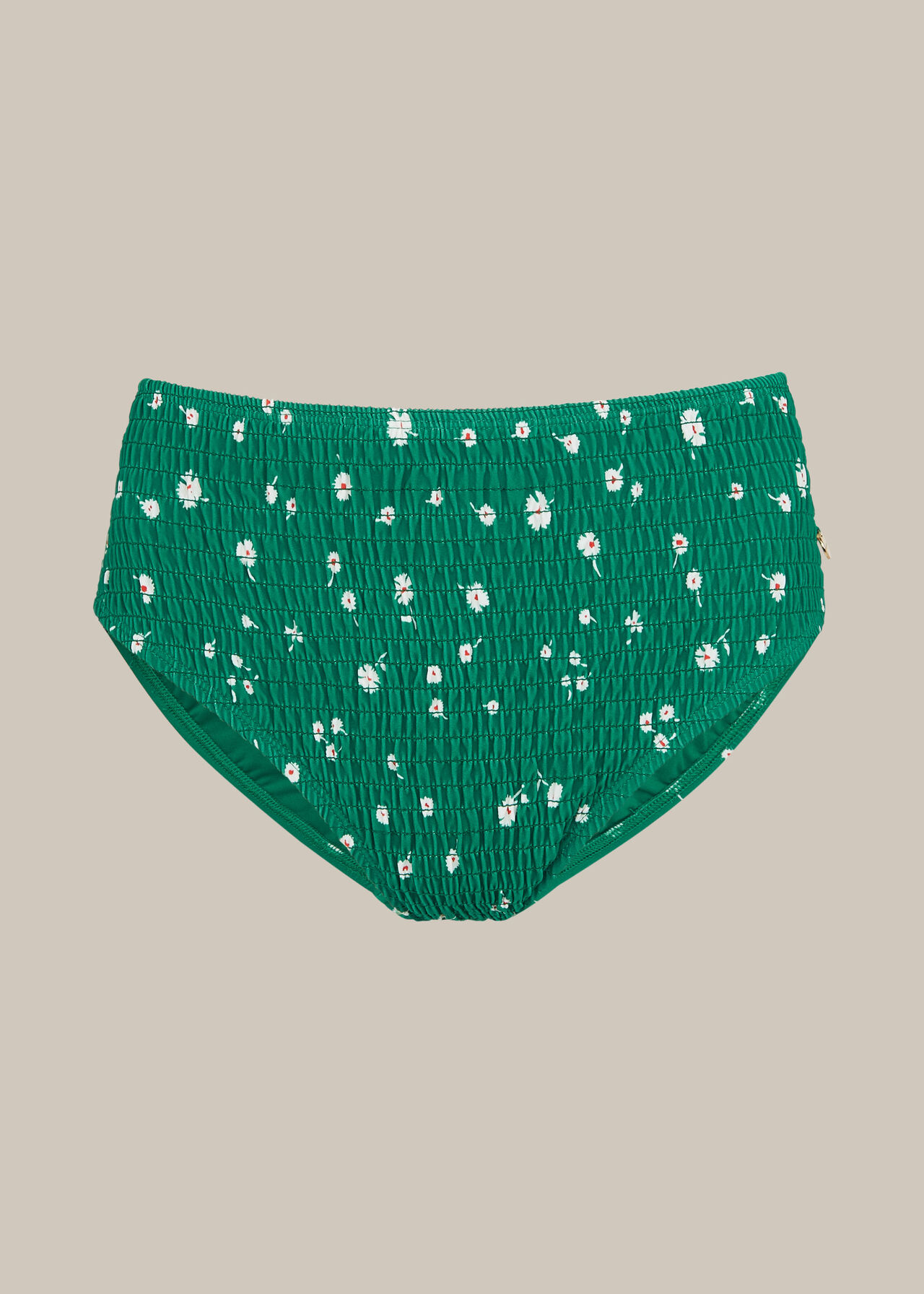 Primula Print Bikini Bottom Green/Multi