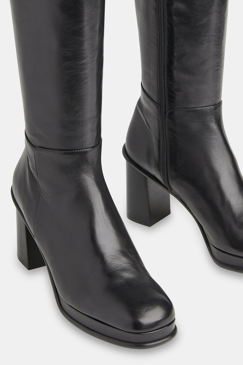 Clara Knee High Heeled Boot