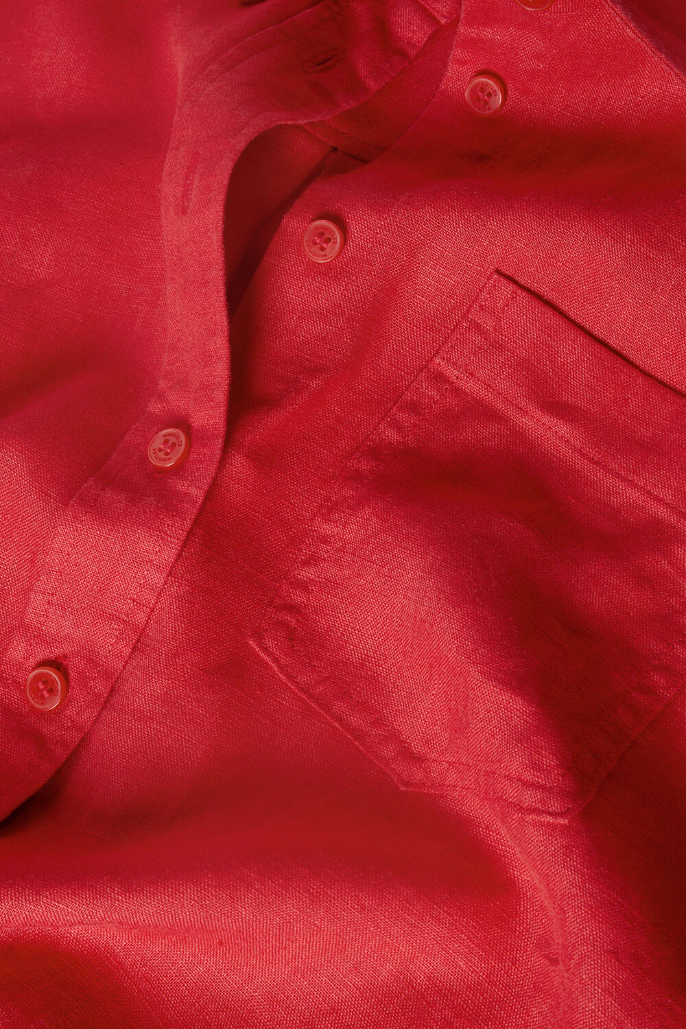 Red Ultimate Linen Shirt