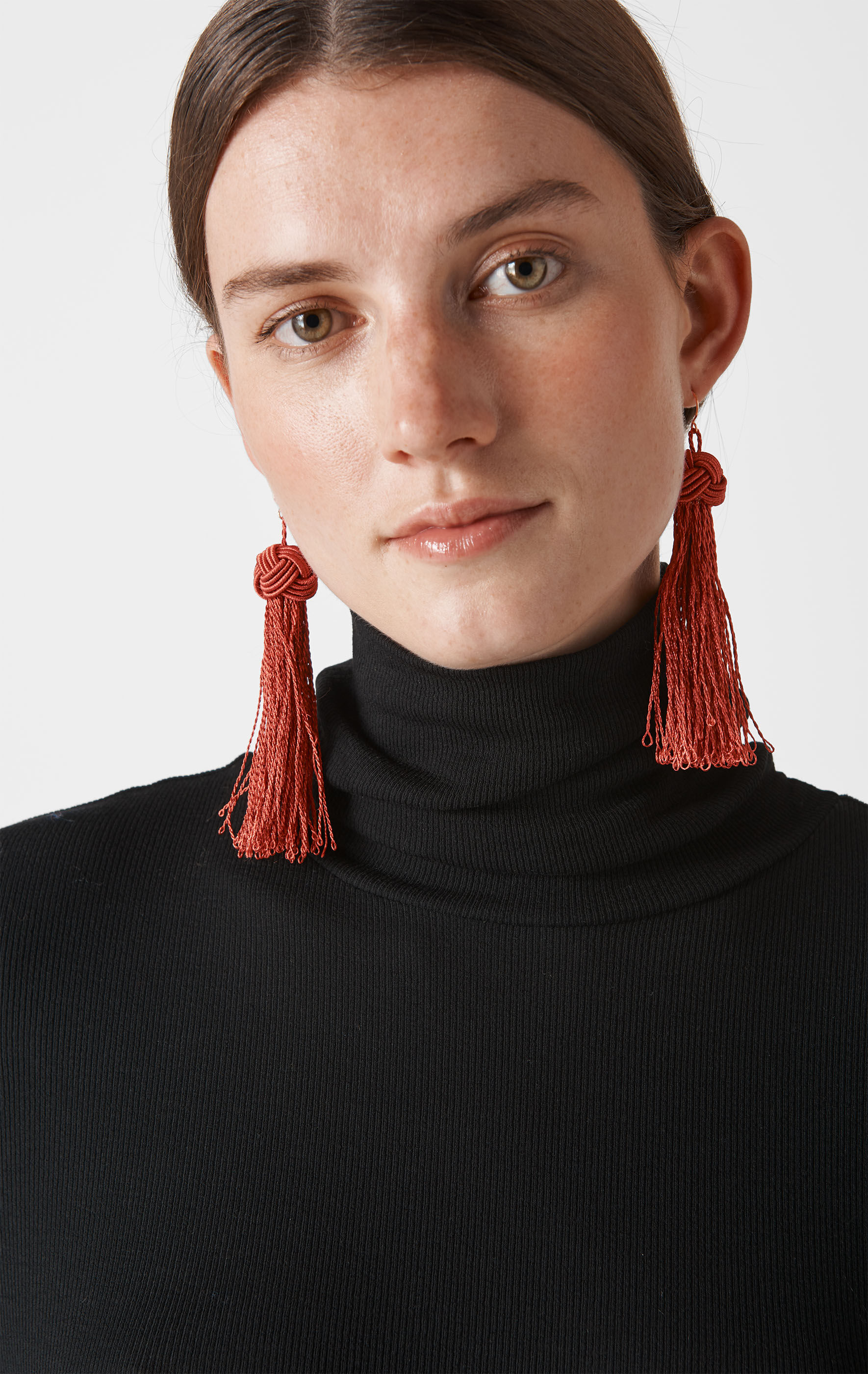Large Tassel Earring