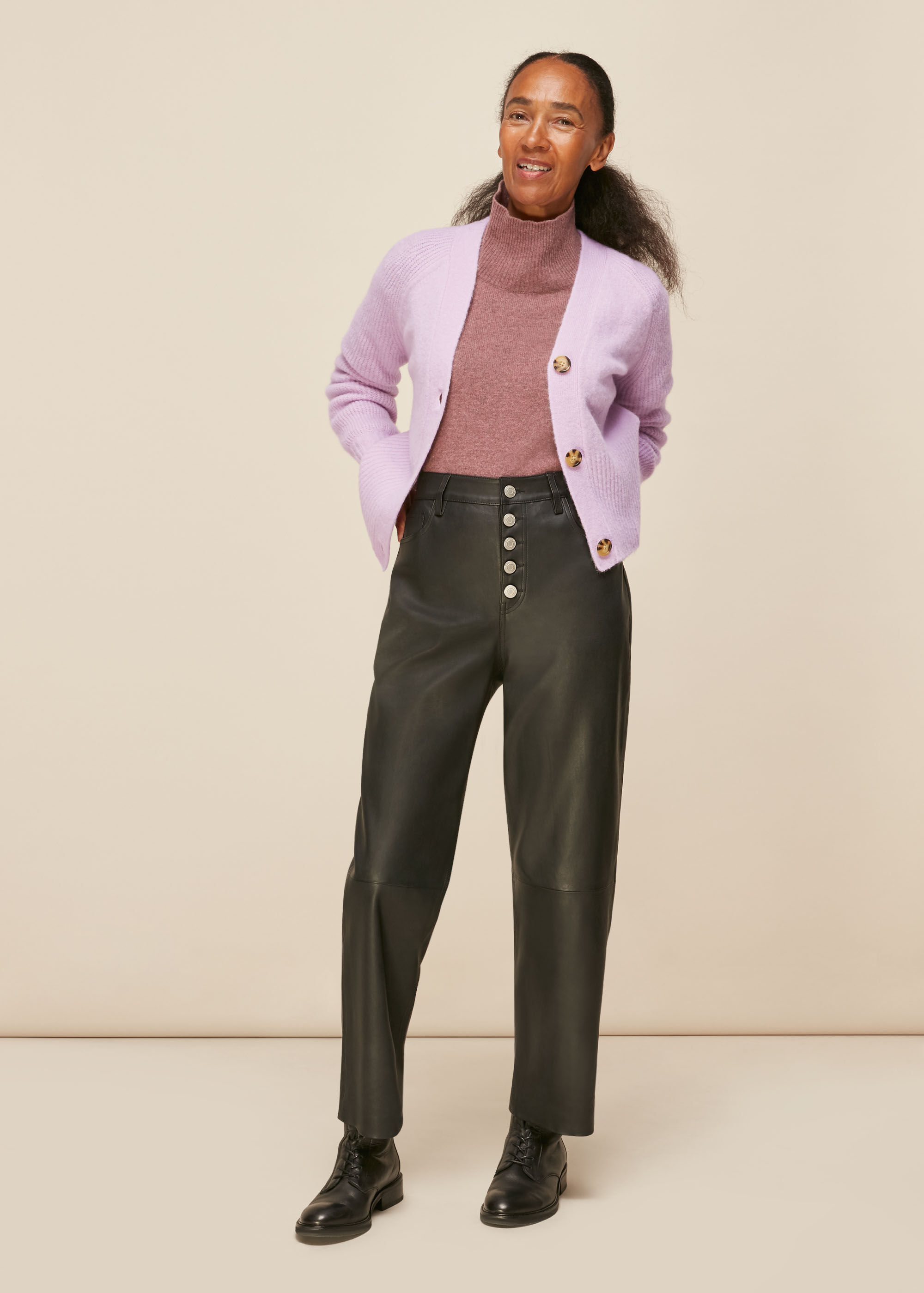 商品画像：Seeksole woolmix cardigan – YZ 4
