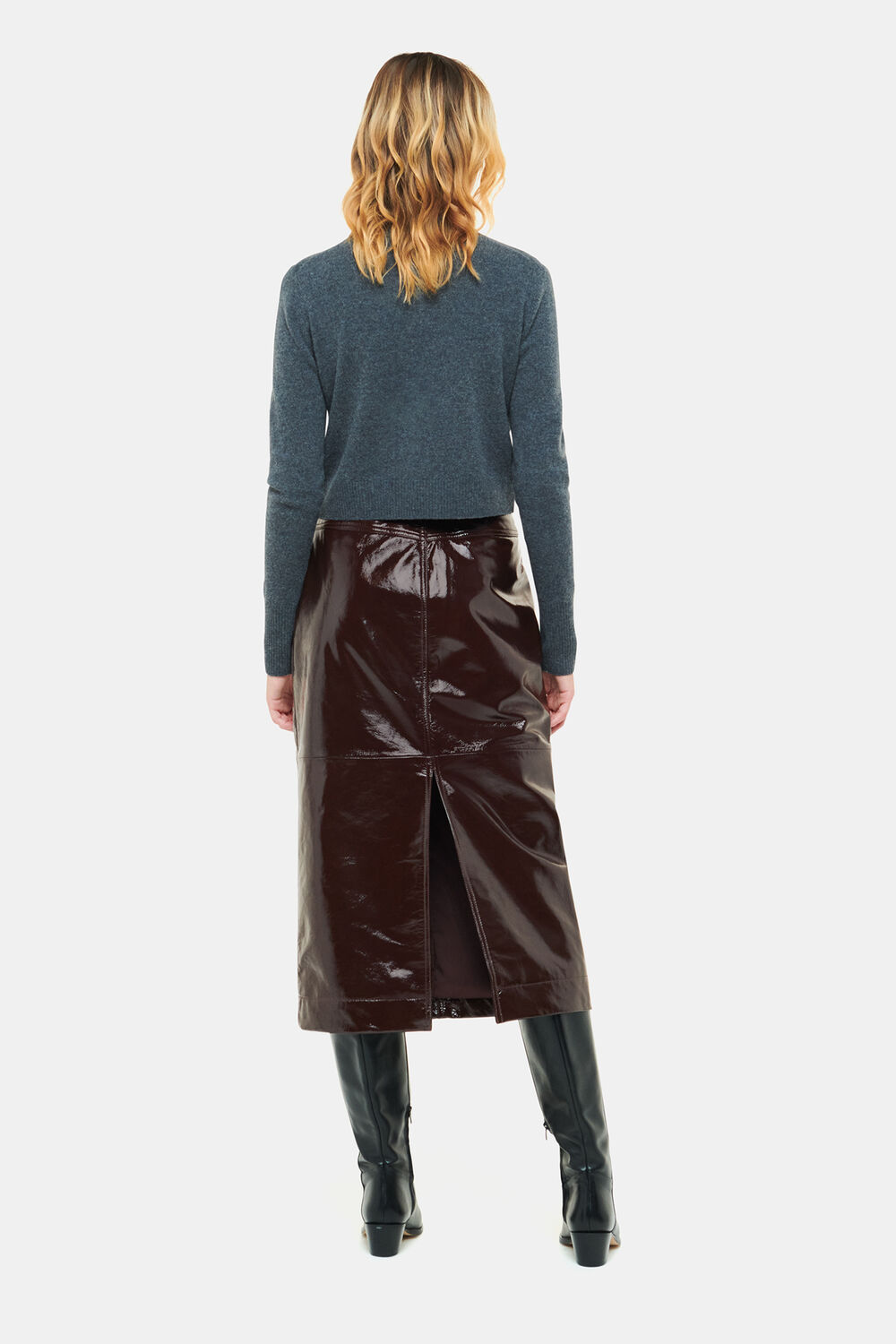 Rachel Patent Leather Skirt