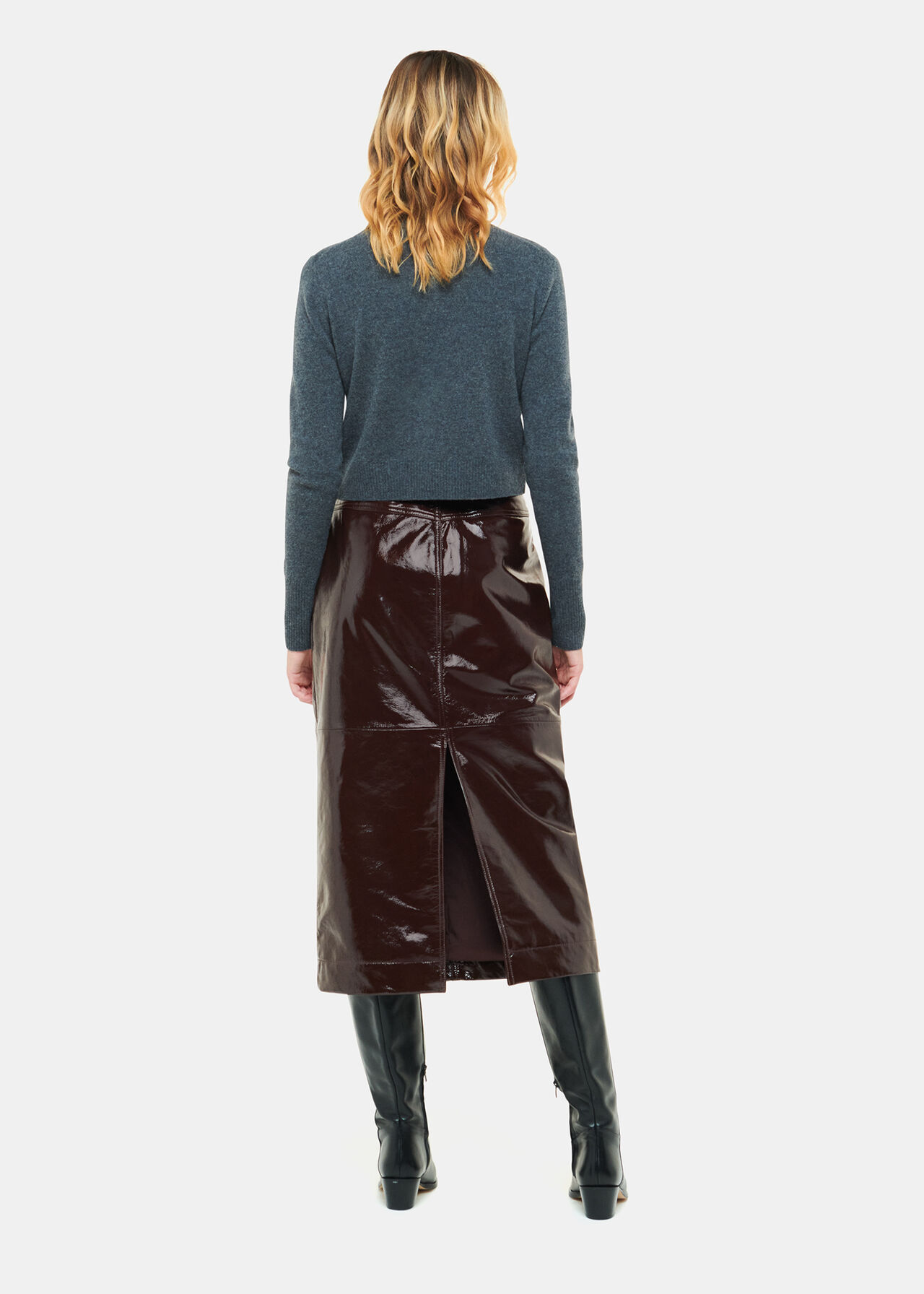 Rachel Patent Leather Skirt