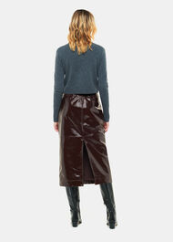 Rachel Patent Leather Skirt