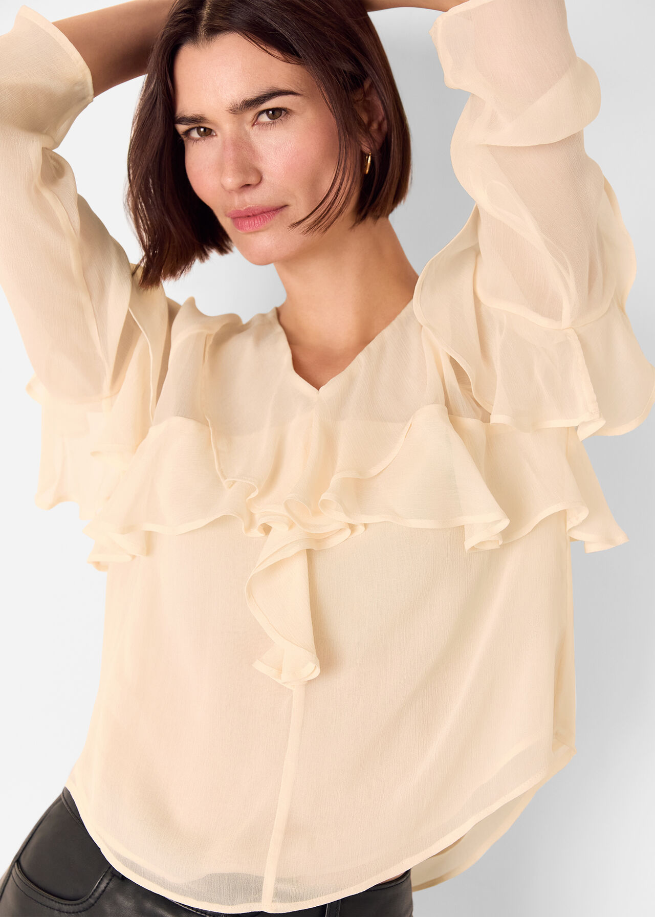 Ruffle Frill Blouse