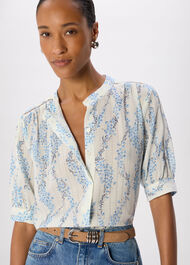 Ditsy Stem Textured Shirt