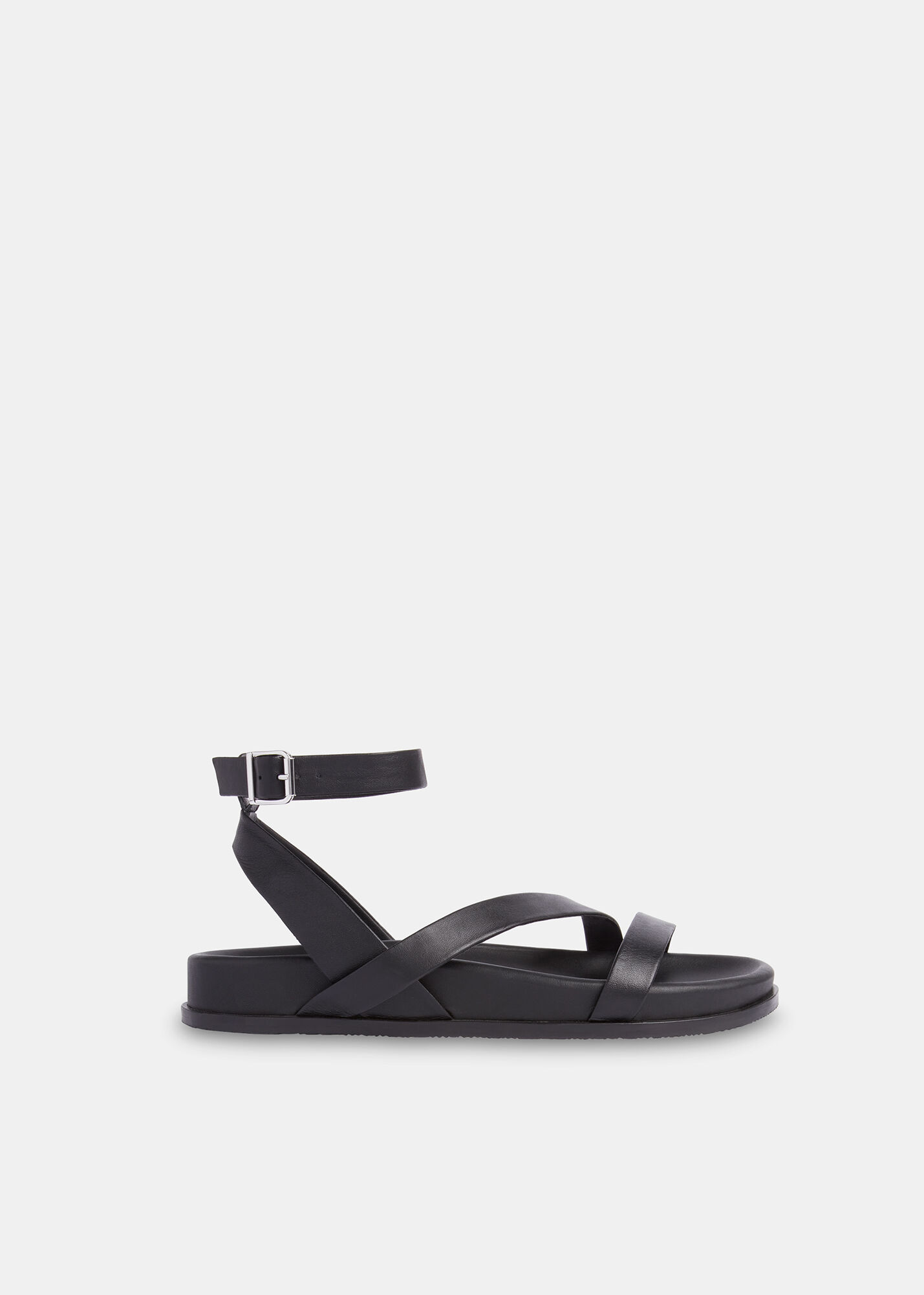Black Gaia Asymmetric Strappy Sandal WHISTLES