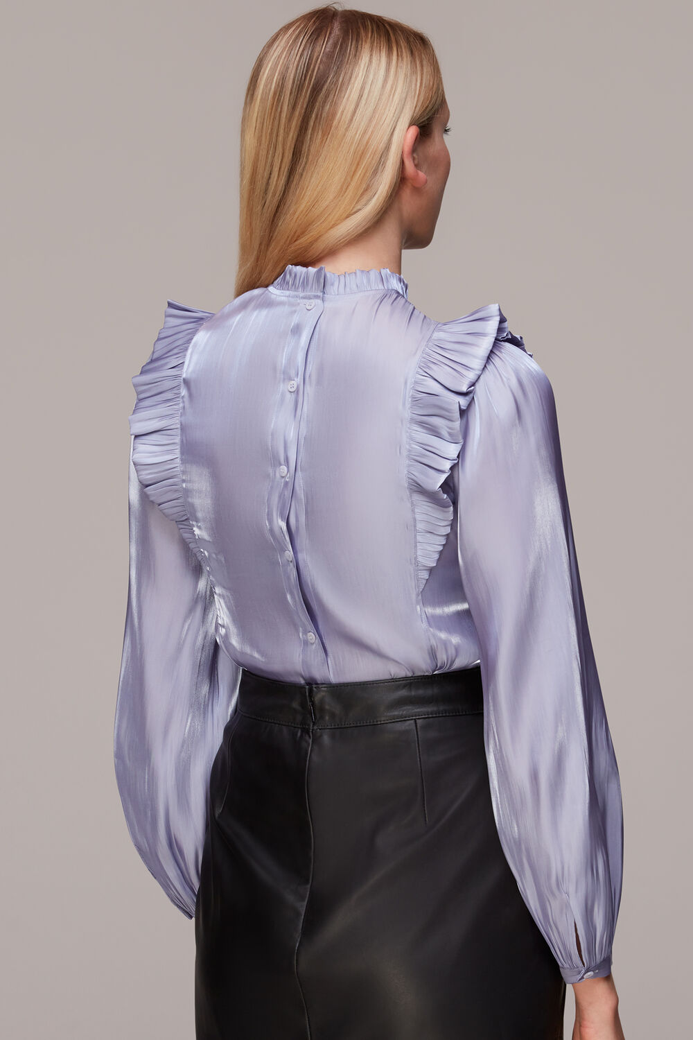 Diana Iridescent Frill Top