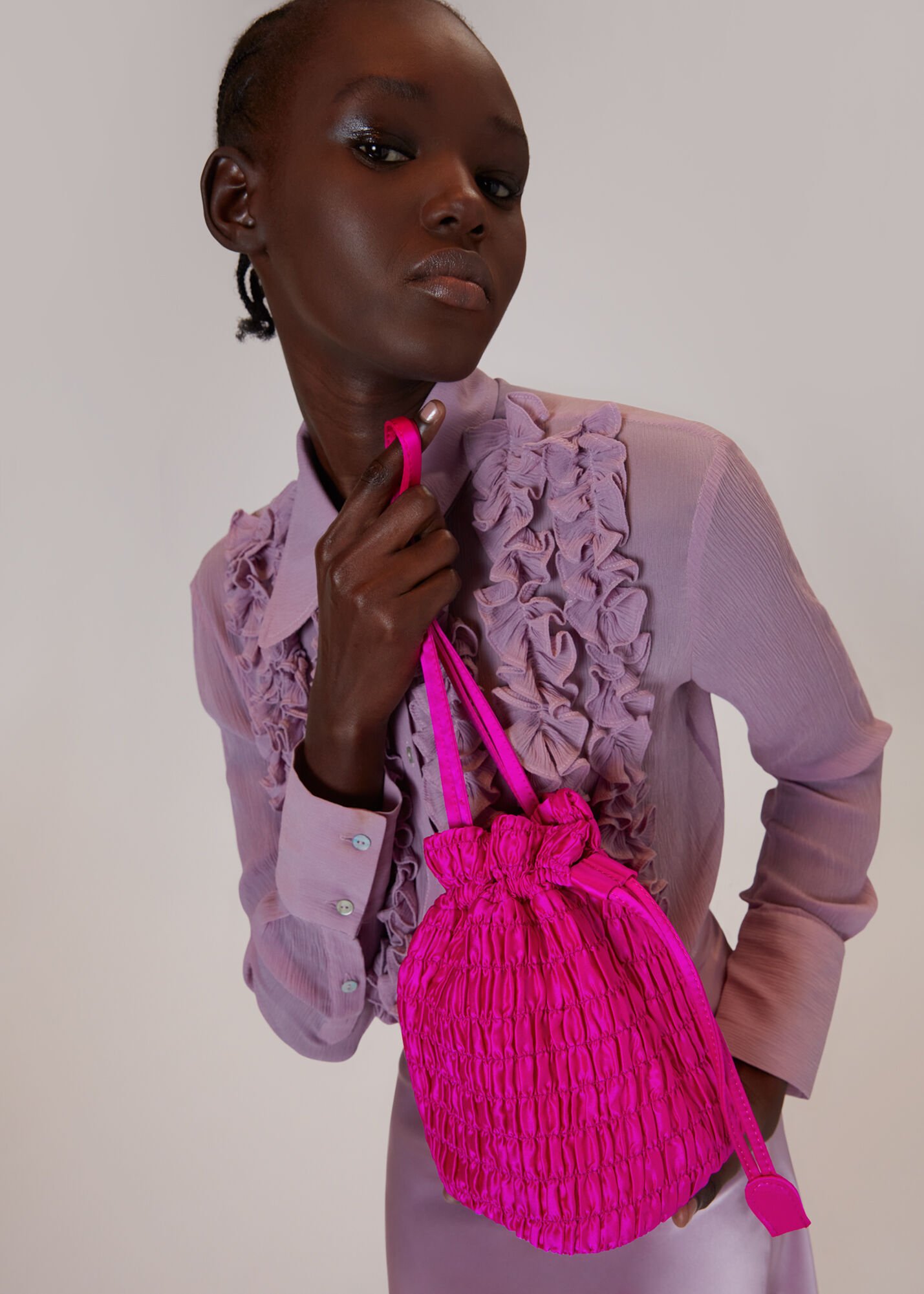 Pink Whistles X Hai Gina Bag | WHISTLES | Whistles UK |