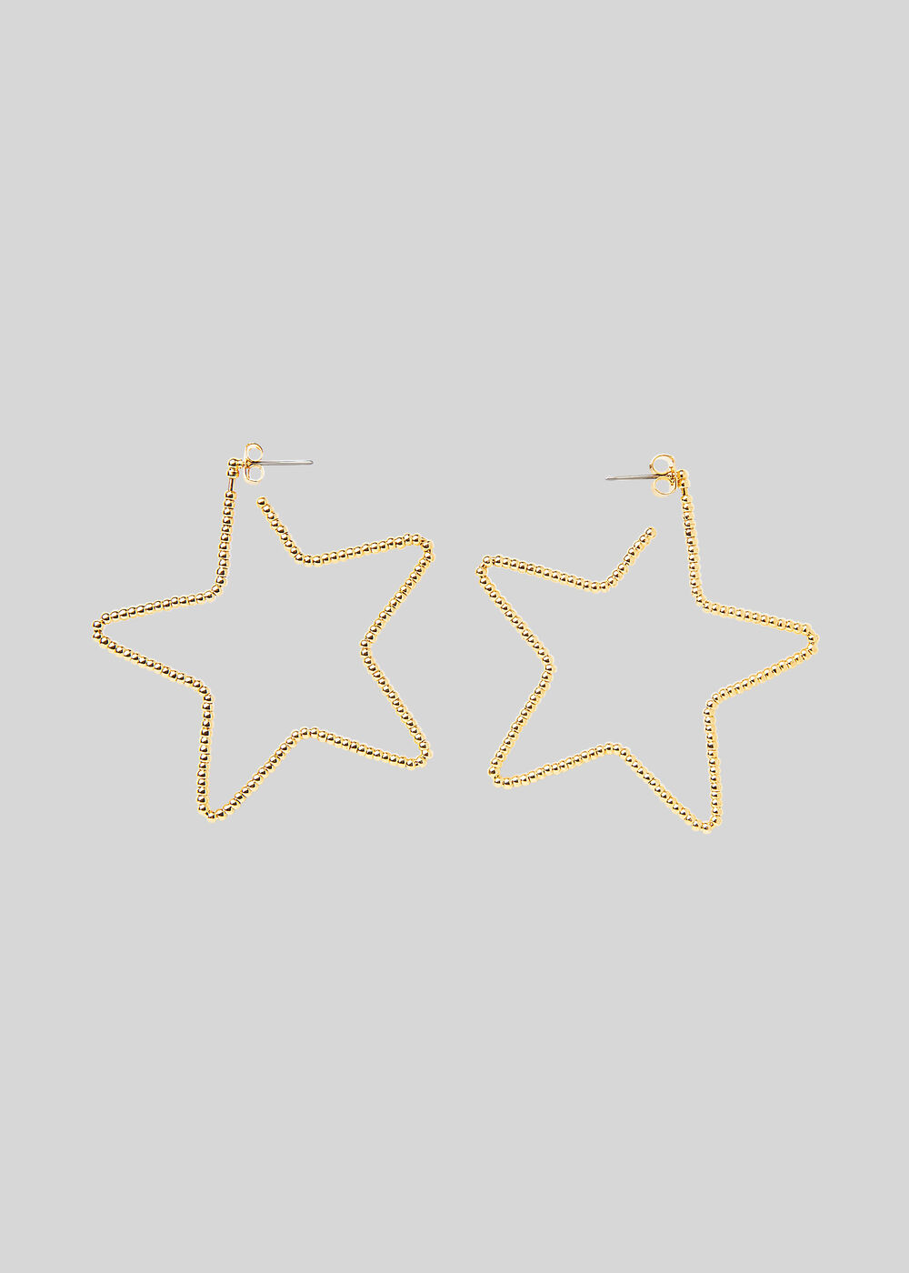 Star Seed Bead Earring Gold/Multi