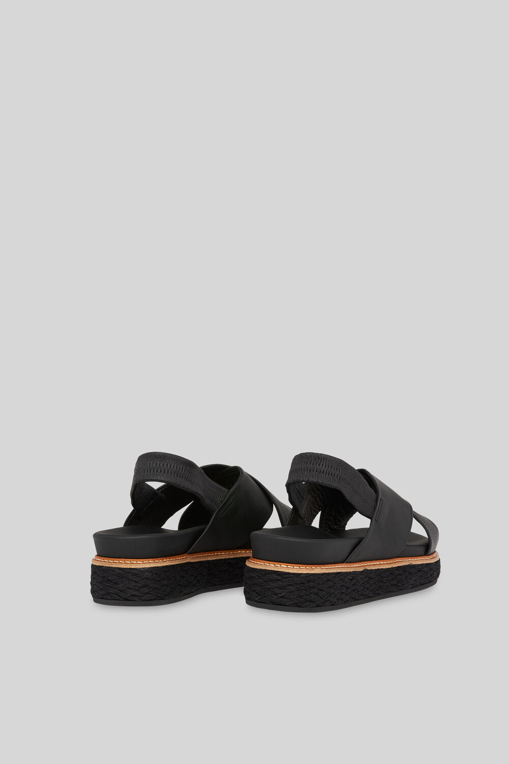 Robyn Cross Strap Sandal Black
