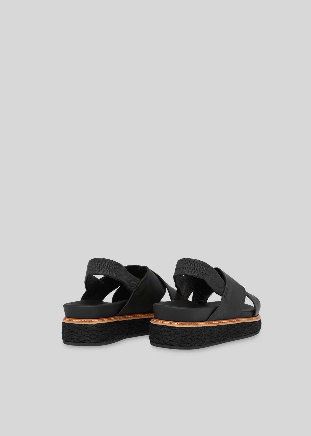 Robyn Cross Strap Sandal Black