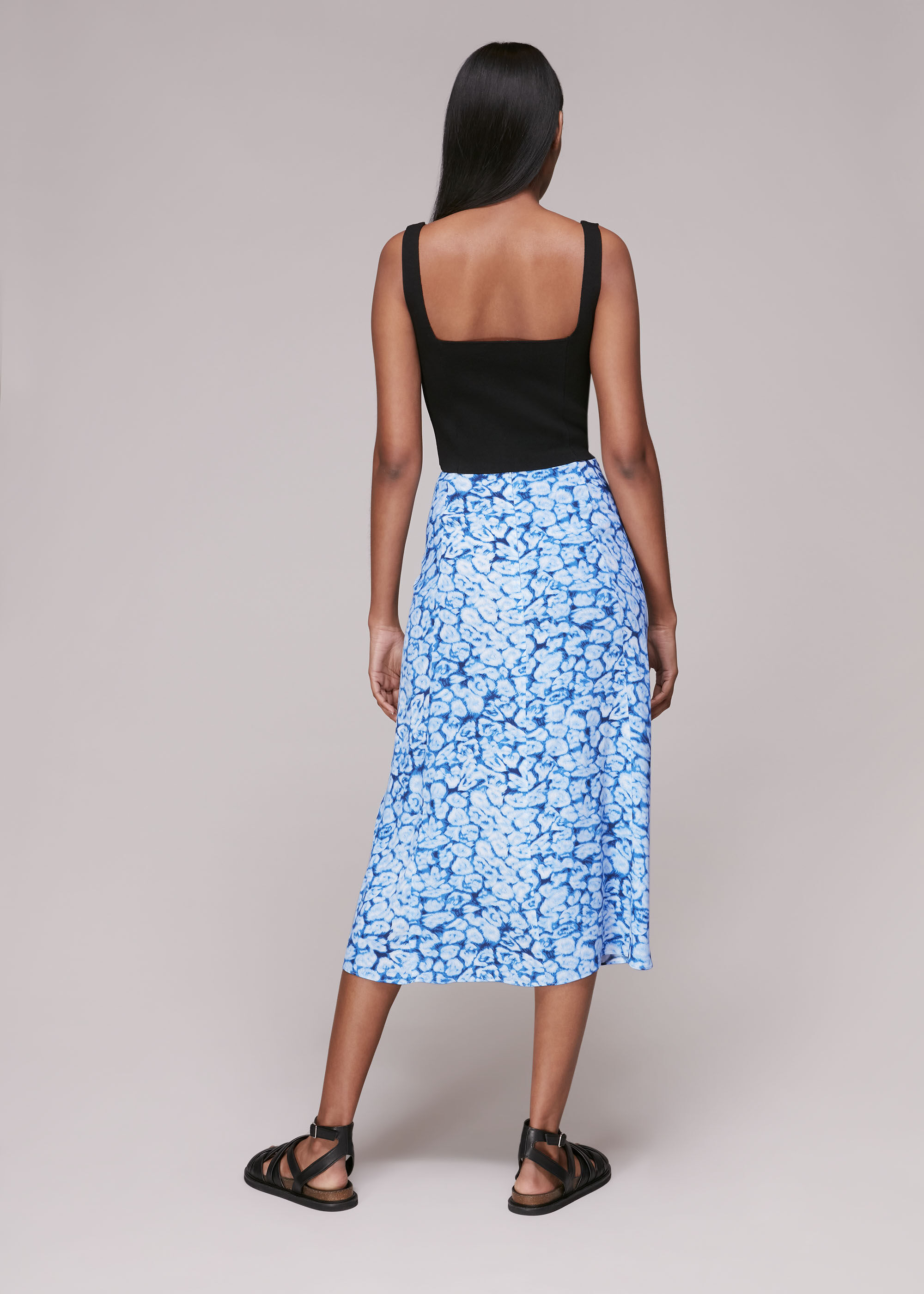 Leopard top sarong skirt