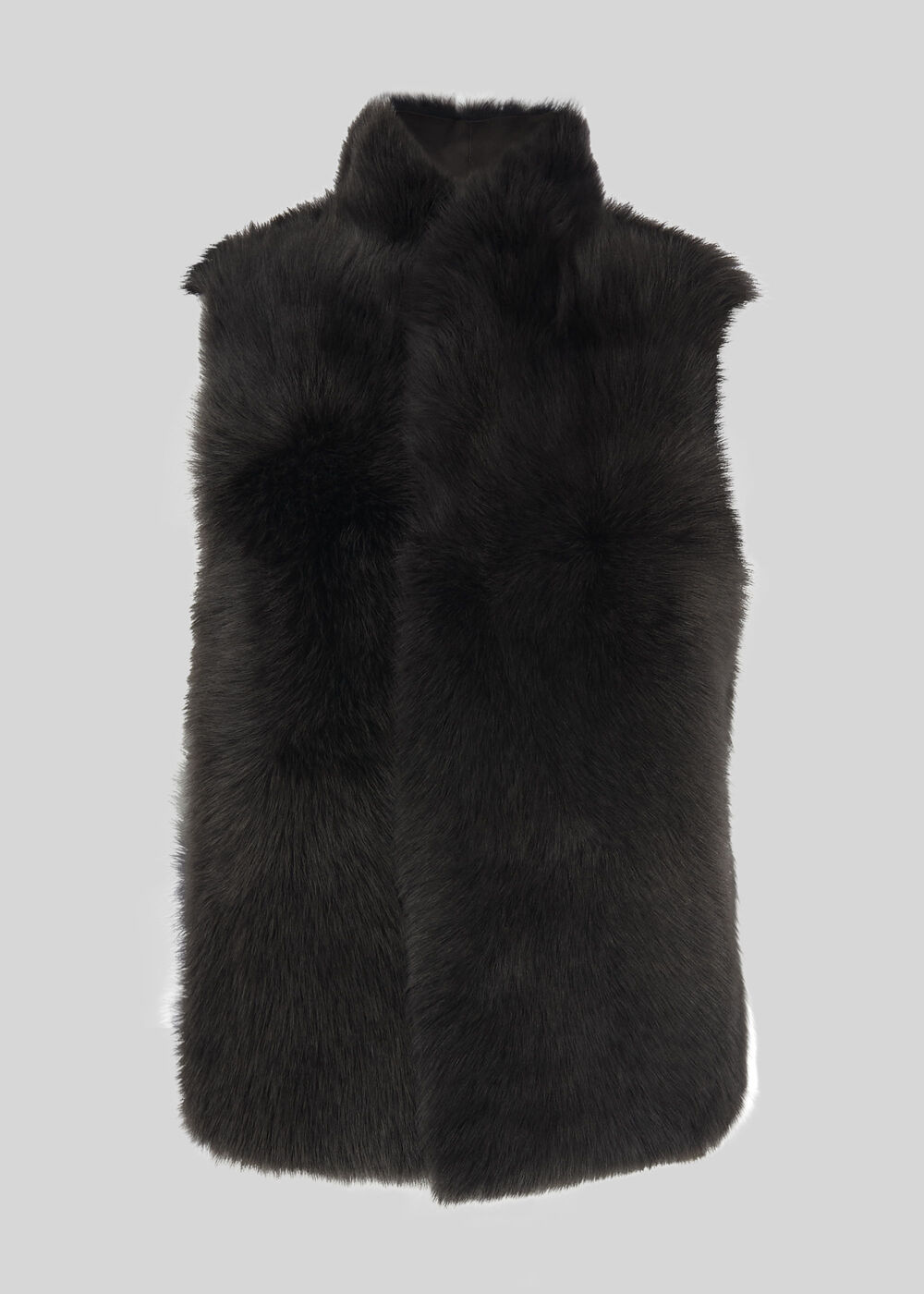 Toscana Sheepskin Gilet Dark Grey
