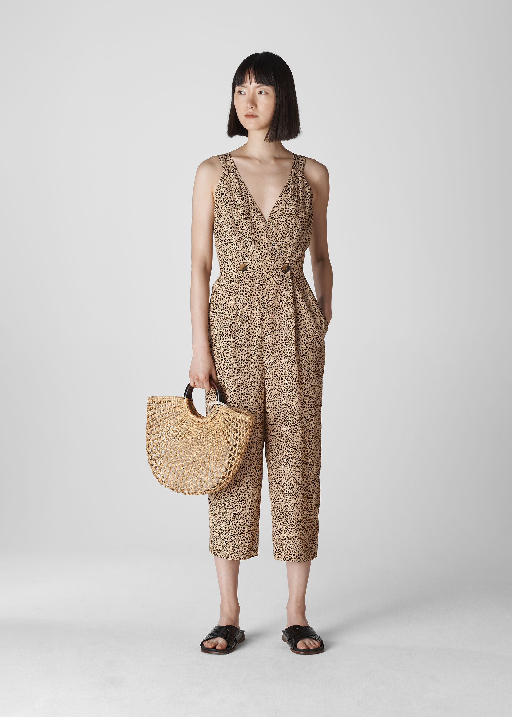 Leopard Print Mini Leopard Lara Jumpsuit