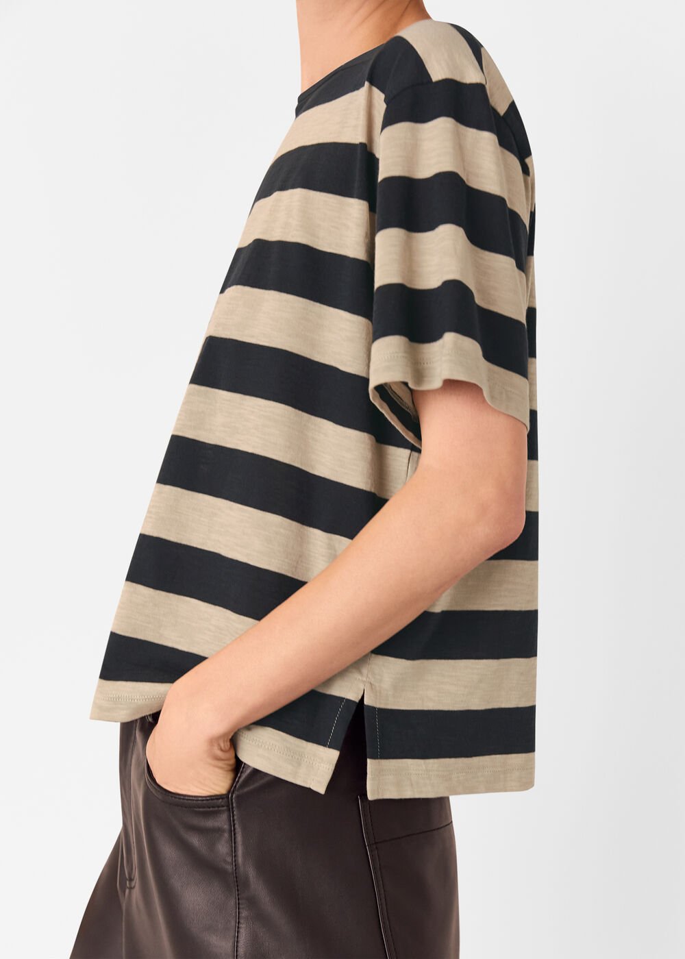 Wide Stripe Tee