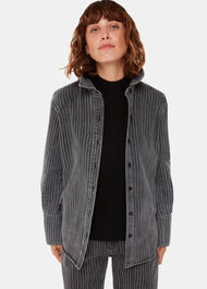 Washed Stripe Denim Shirt
