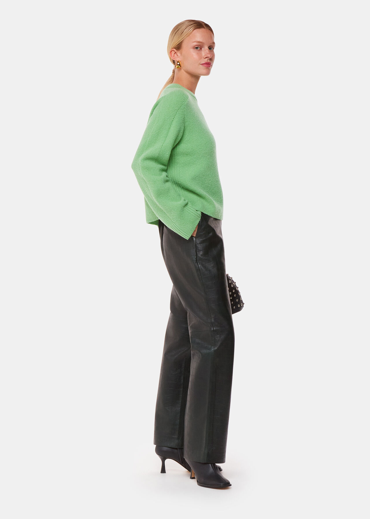 Alana Wool Mix Crew Neck