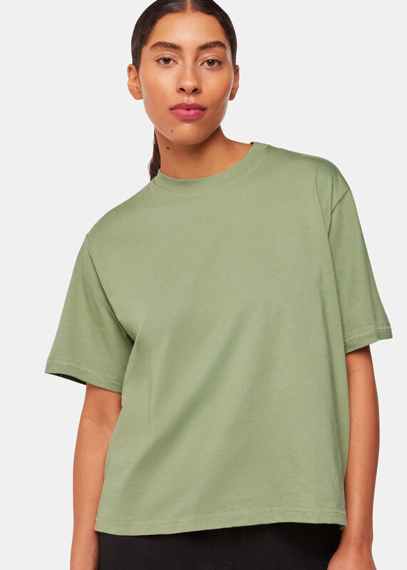 Khaki Relaxed Tee