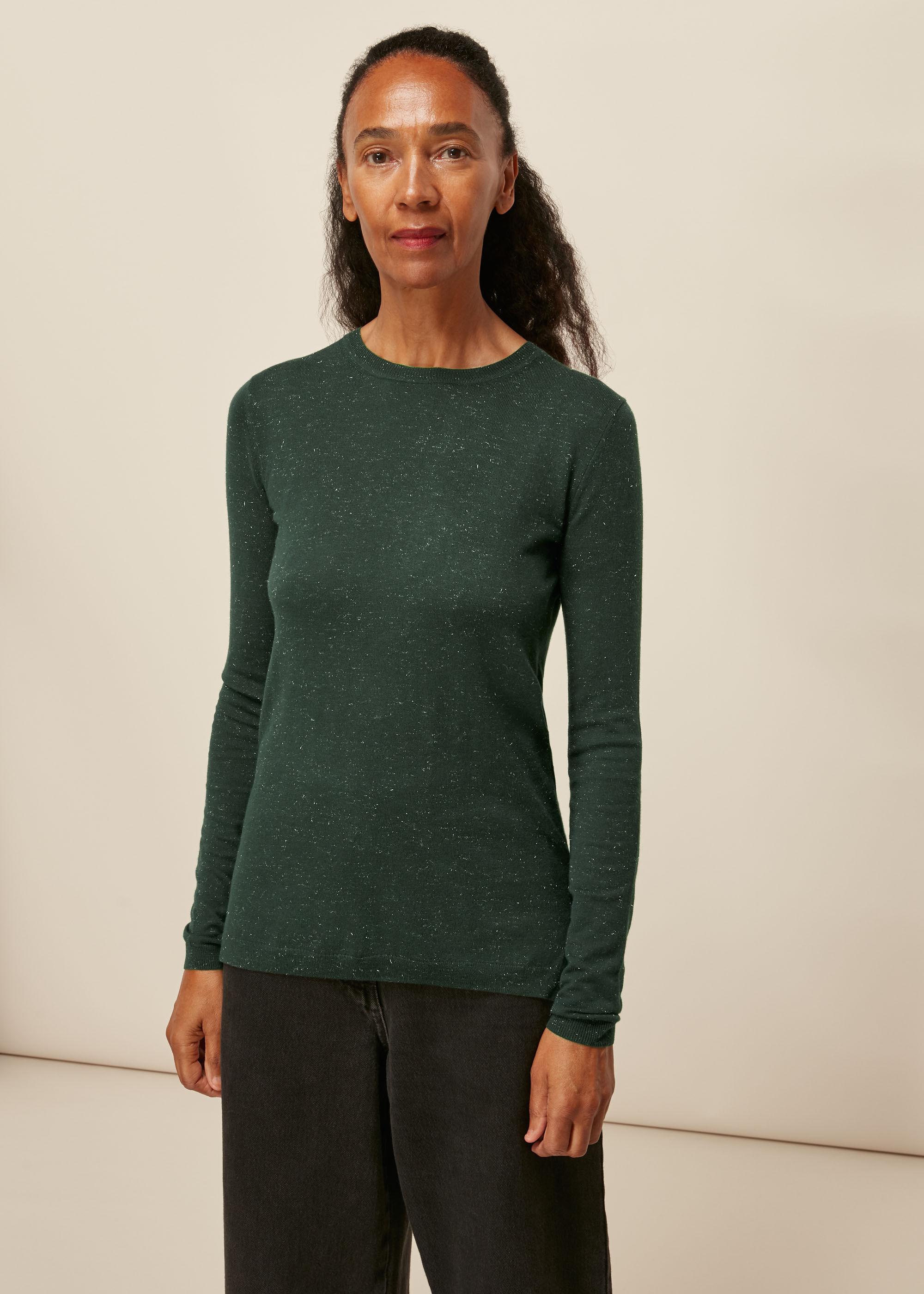 Whistles annie sparkle knit cheap jumper