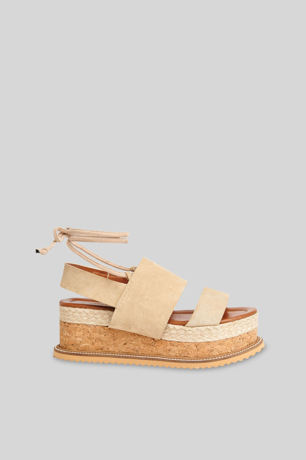 Rae Flatform Sandal Stone