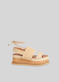 Rae Flatform Sandal Stone