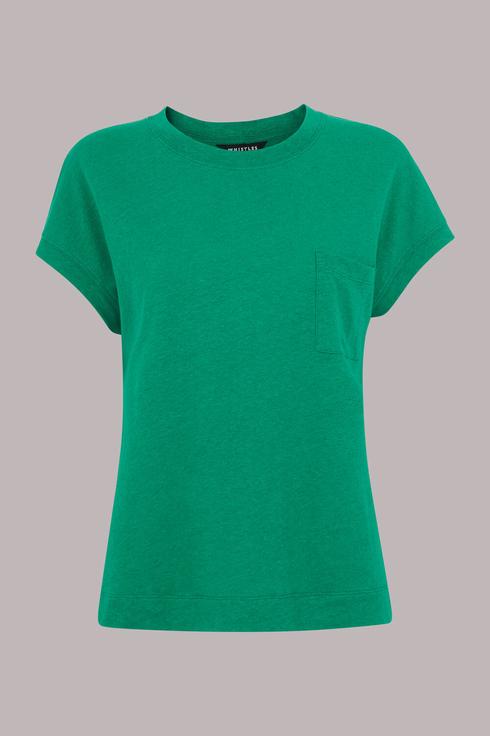 Ember Linen Mix Pocket Tee