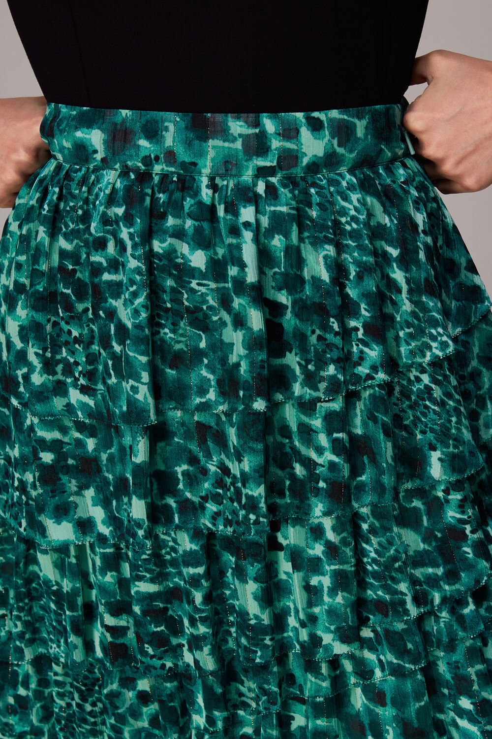 Watercolour Wildcat Skirt