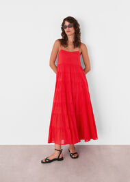 Cotton Tiered Maxi Sun Dress
