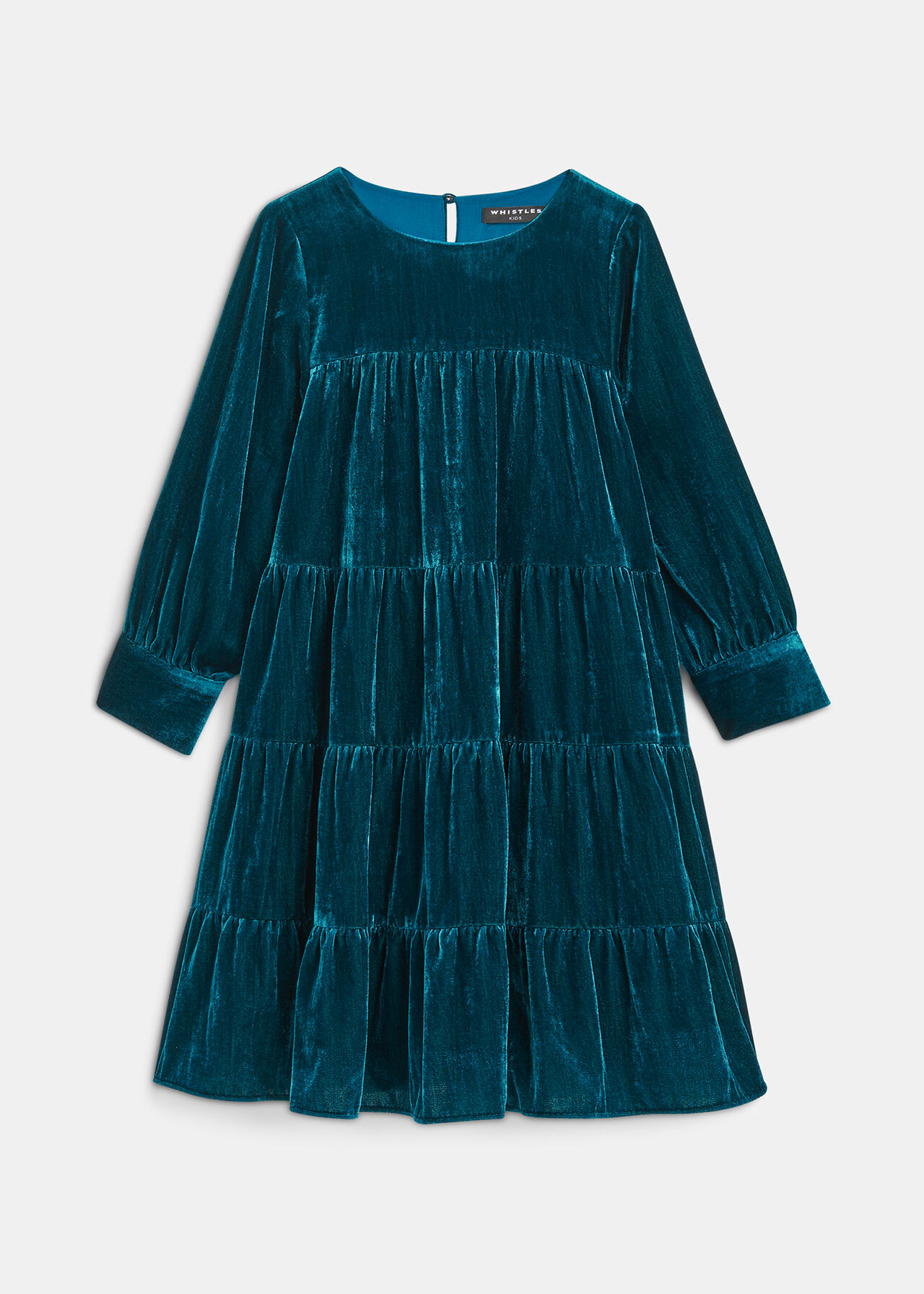 Sawyer Tiered Velvet Dress