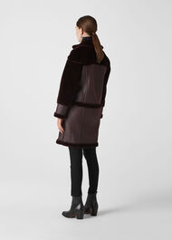 Longline Faux Fur Biker