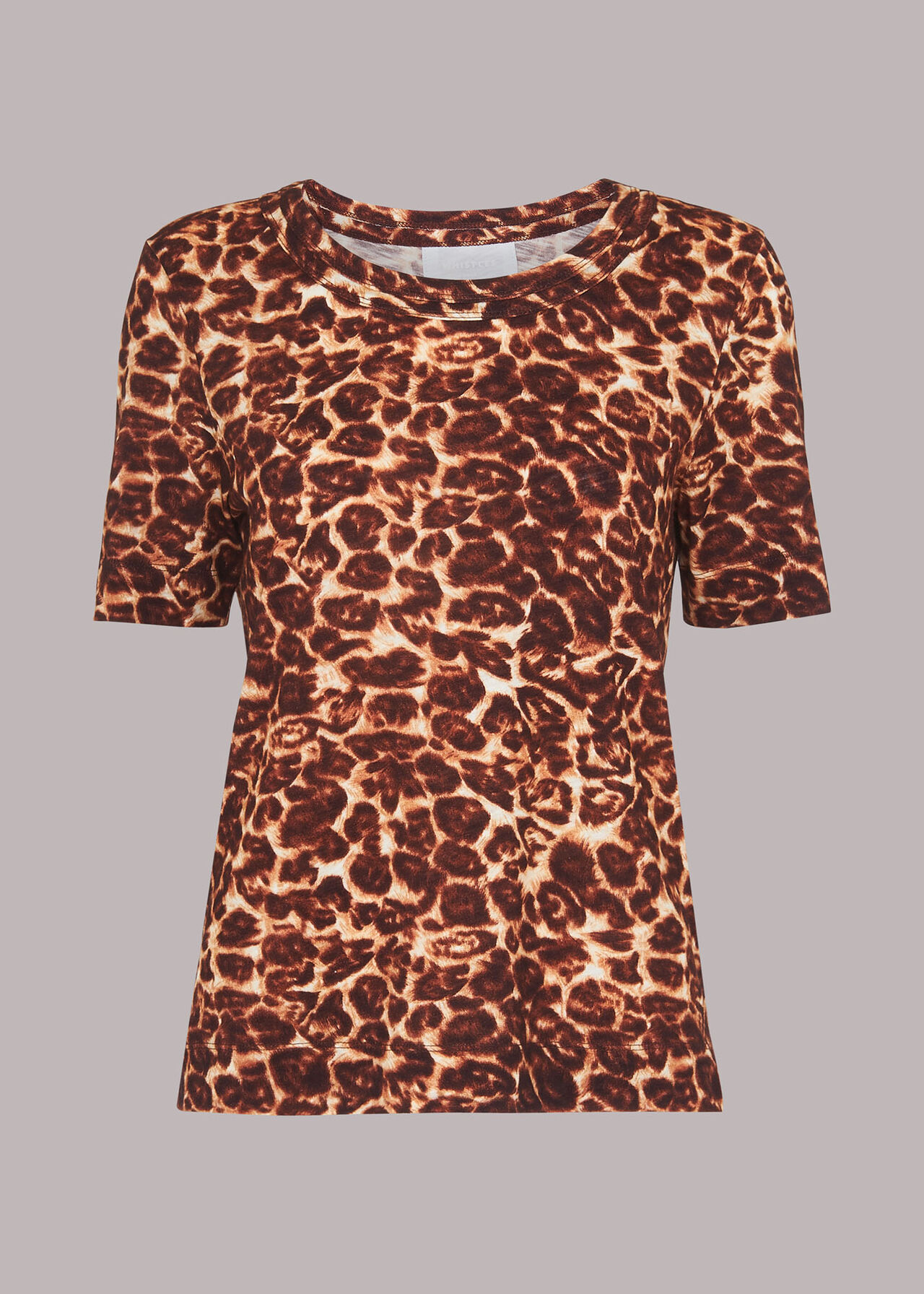 Clouded Leopard Rosa T Shirt