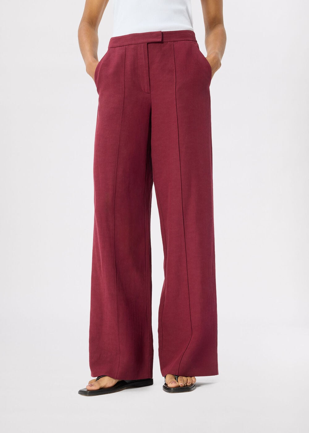 Full Length Pintuck Trouser