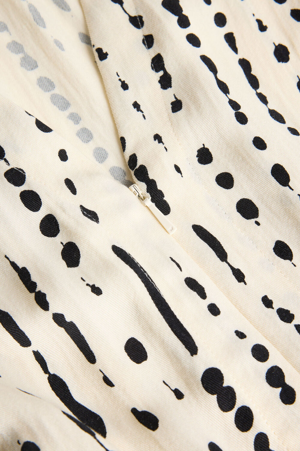 Ivory Dashed Spot Jumpsuit