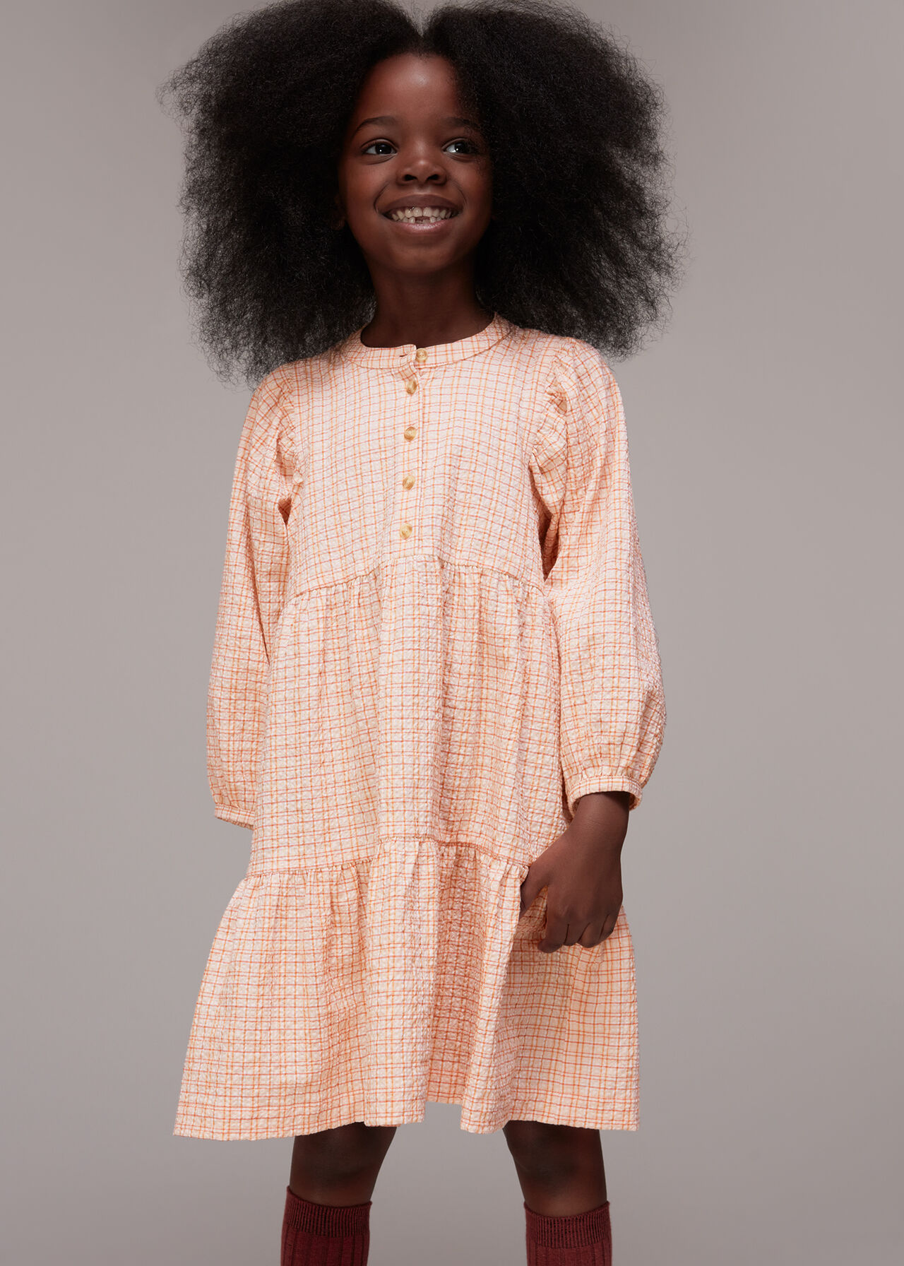 Check Nora Dress